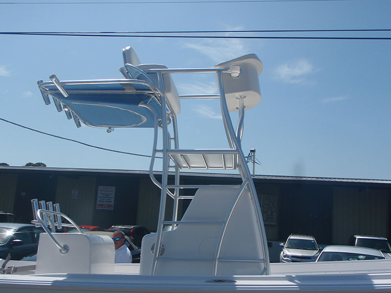 Custom Aluminum Fabrication of Boat Towers and Boat T-tops for Tampa ...